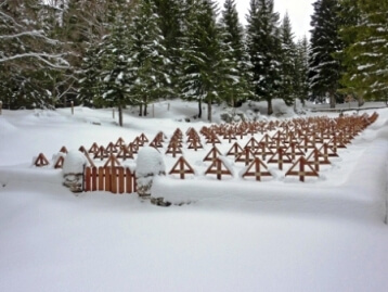 cimitero di guerra sull altipiano di asiago