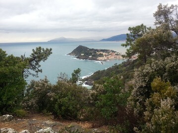 paesaggio da punta manara